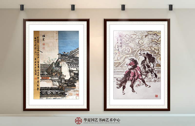 左  张传武作品《祖业》  右  张传武作品《龙马精神》.jpg