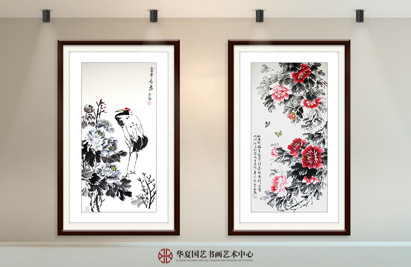 左  辛景春作品《富贵长寿》  右  辛景春作品《牡丹妖娆是富贵》.jpg