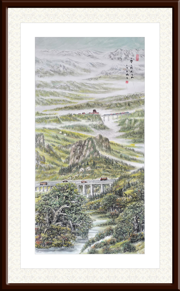 杨平作品7《一带一路过天山》.jpg