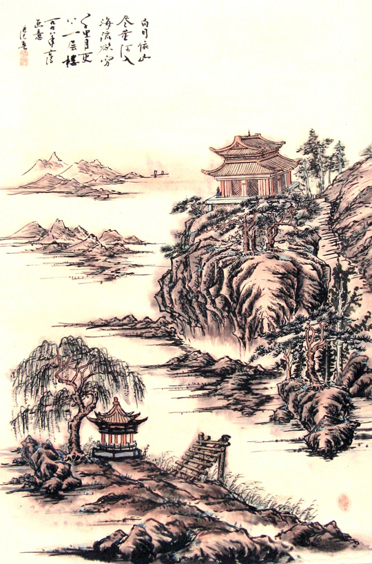 潘长春作品9《更上一层楼》.JPG