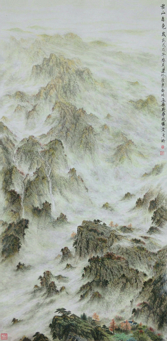 黄展时作品《雲山春色》.jpg