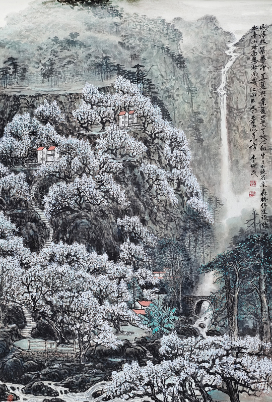 李仲民作品7《流芳香雪》.jpg