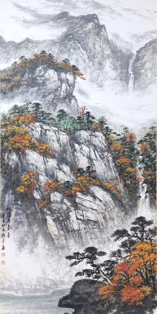 雷显平作品5《清秋泉气香》.jpg