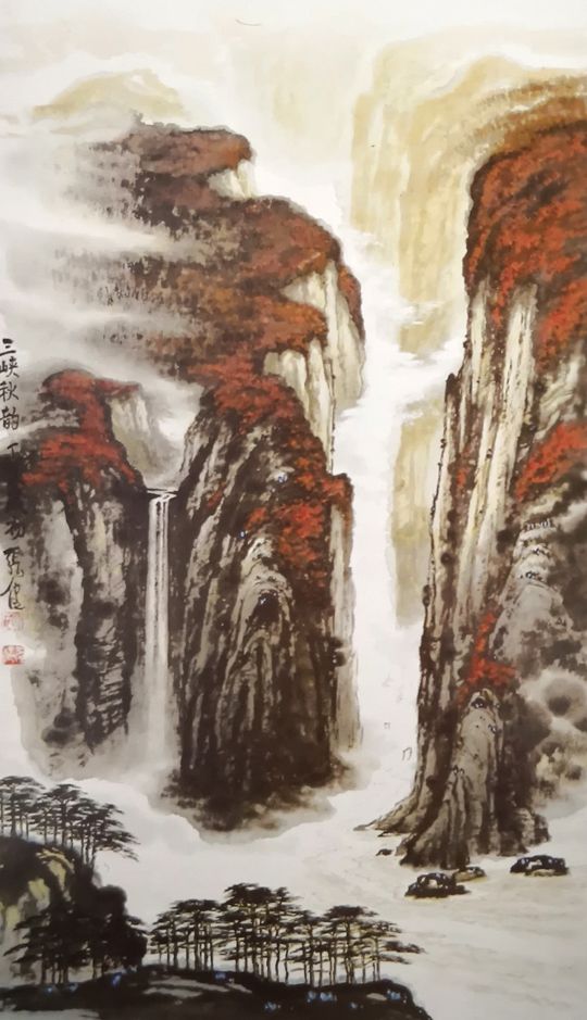 张健作品10《三峡秋韵》.jpg