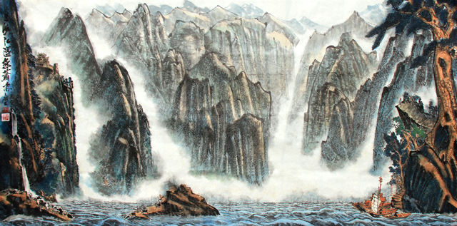 2.长江巫峡波涛涌.JPG