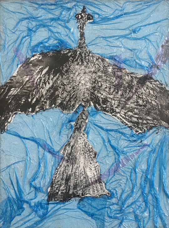 杨萍作品5《霾NO10》综合材料--规格：30cm×40cm--2016年.jpg