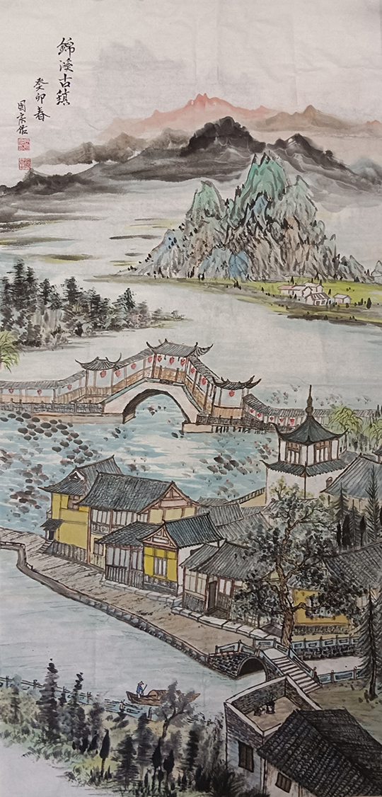 张国庆作品9《锦溪古镇》.jpg
