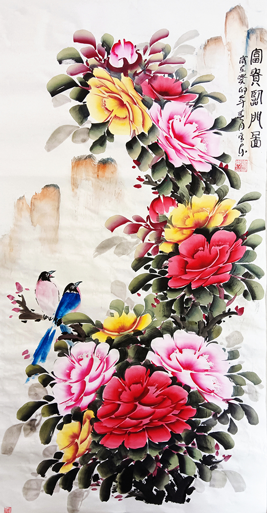 安宣东作品1《富贵临门图》.jpg