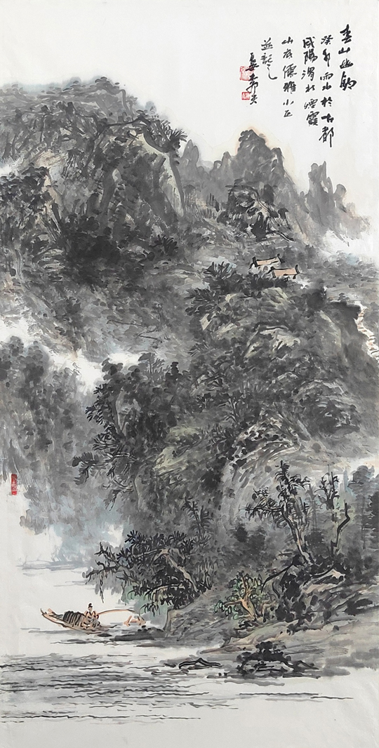 张红太作品3《春山幽钓》.jpg