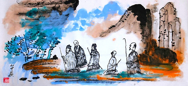 杨晓东作品7《山中游》.jpg