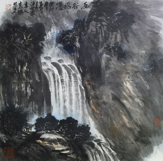 高杰作品7《幽谷飞瀑》.jpg