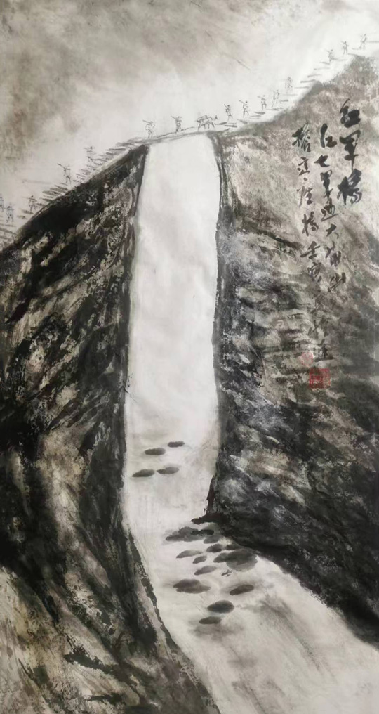 莫怀远作品2《红军桥》.jpg