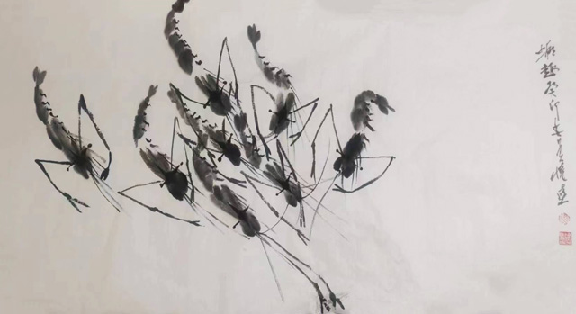 莫怀远作品10《虾趣》.jpg