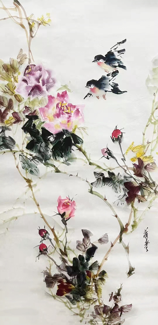 《丹青春醉容》50x100cm.jpg