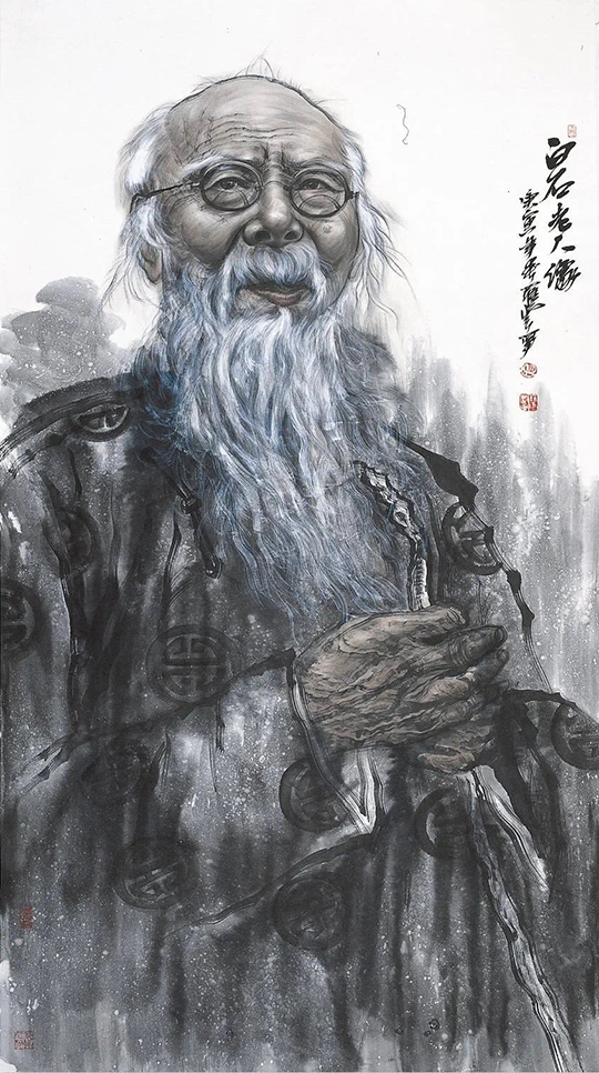 《齐白石像》136cmX68cm_看图王.jpg