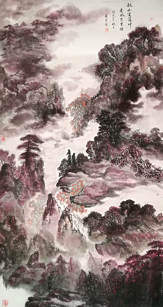 白桂芹作品7《秋山宜落叶 秀水出寒烟》.jpg