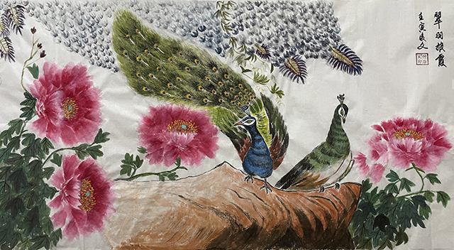 付后文作品10《翠羽披霞》.jpg