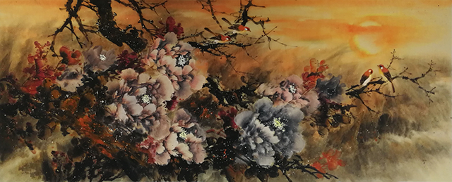 李万作品10《乐园春早》180x70cm.jpg
