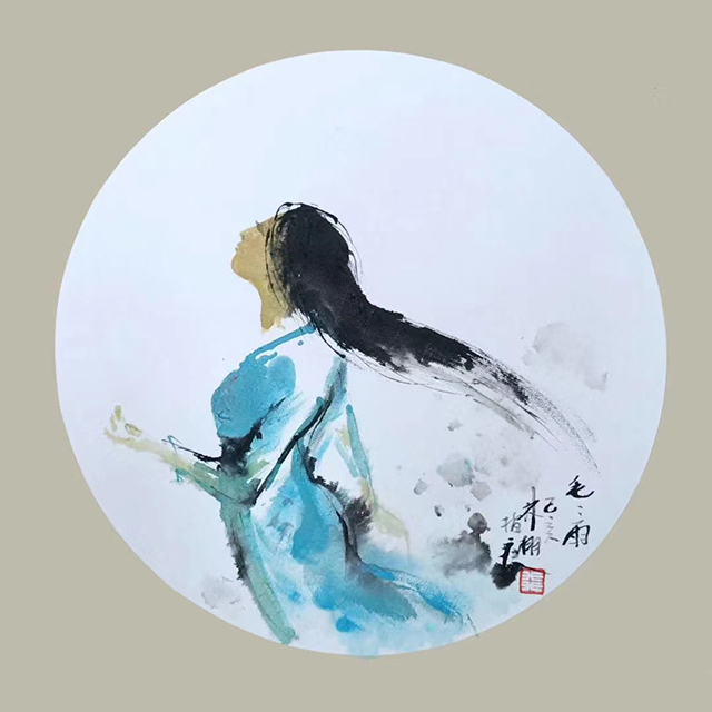 林栩作品3《毛毛雨》（指画）.jpg
