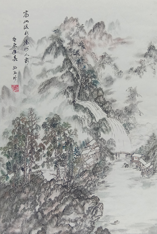孙淑珍作品5《高山流水溱河人家》.jpg