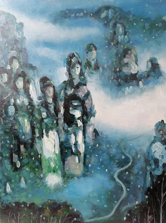 胡勇辉作品8  油画《天女山》.jpg