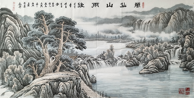 李叔平作品7《万仙山雨后》.jpg
