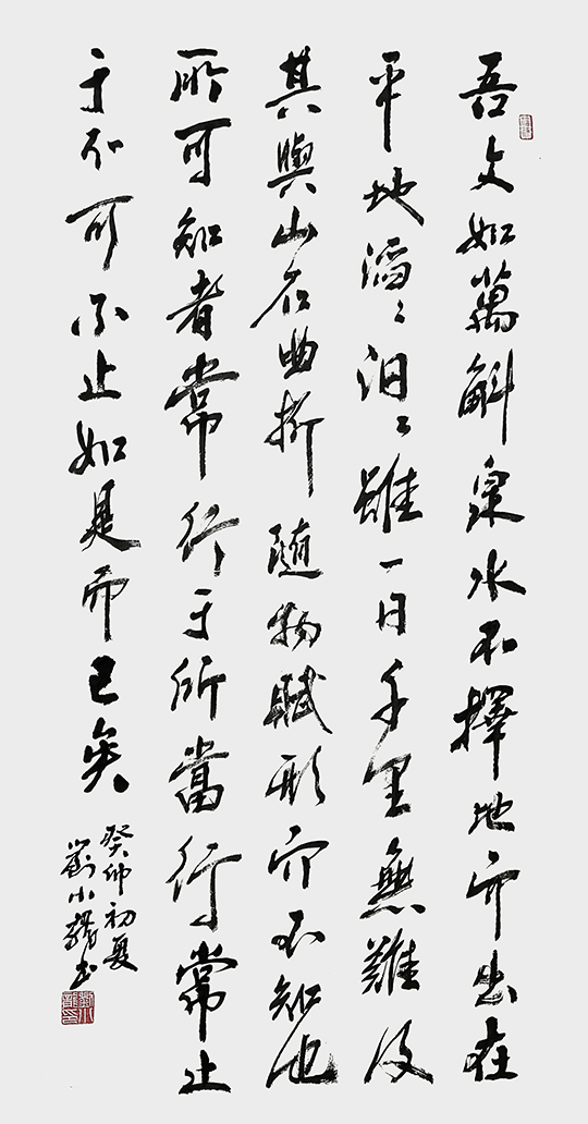刘小龙作品1  宋 苏轼《文说》.jpg