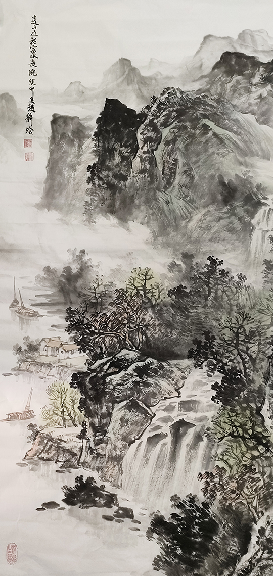 赵静作品4《远山近影 富水长流》.jpg