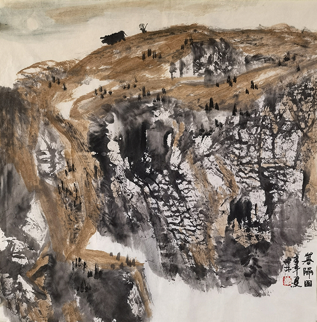 李焕林作品7《暮归图》.jpg
