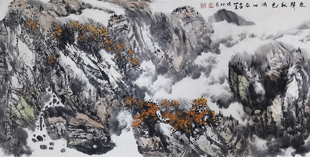 李焕林作品9《泉声秋色满山谷》.jpg