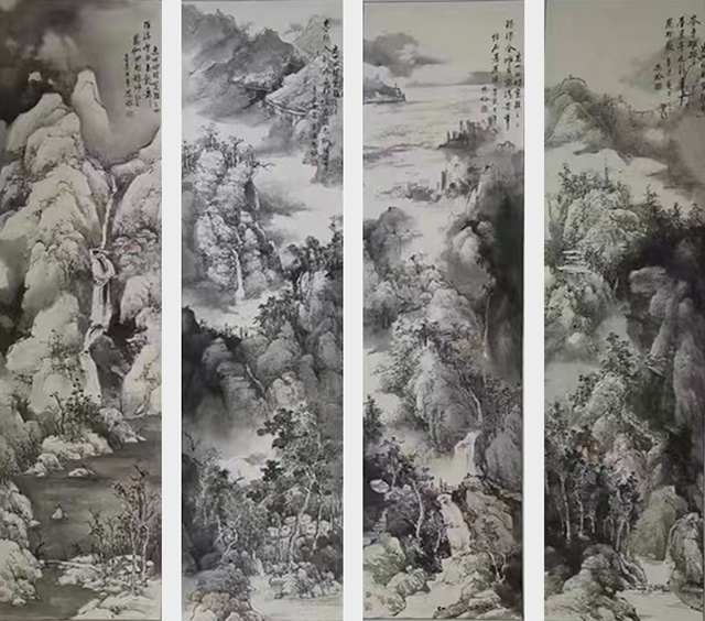 叶思裕作品7《惠州四时揽胜》尺寸：（1800mmX480mm）X4.jpg