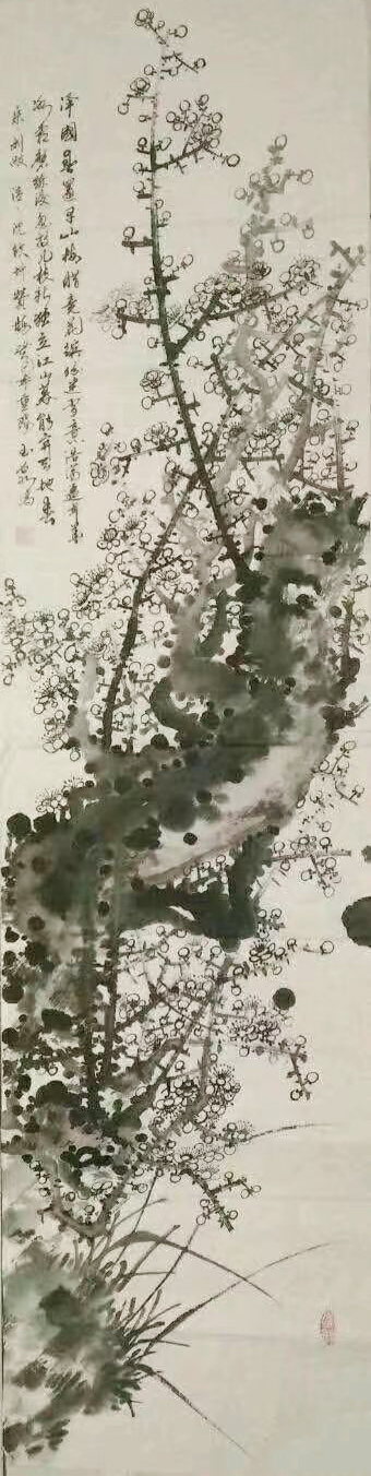 唐占魁作品6《墨梅》规格：四尺.jpg
