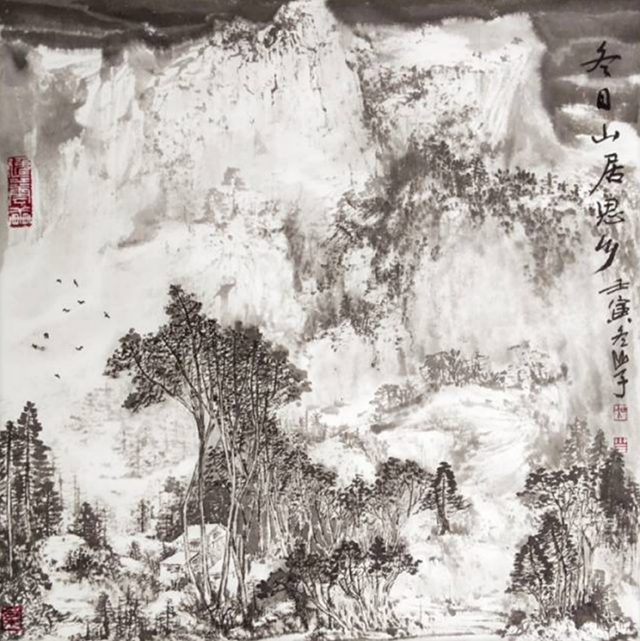 吴小三作品10《冬日山居图》.jpg