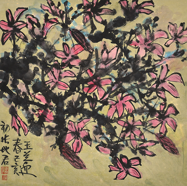 张地君作品8《玉兰迎春》.jpg