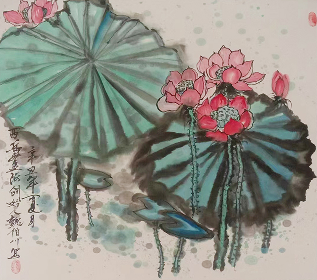 魏伯川作品8《夏荷》.jpg