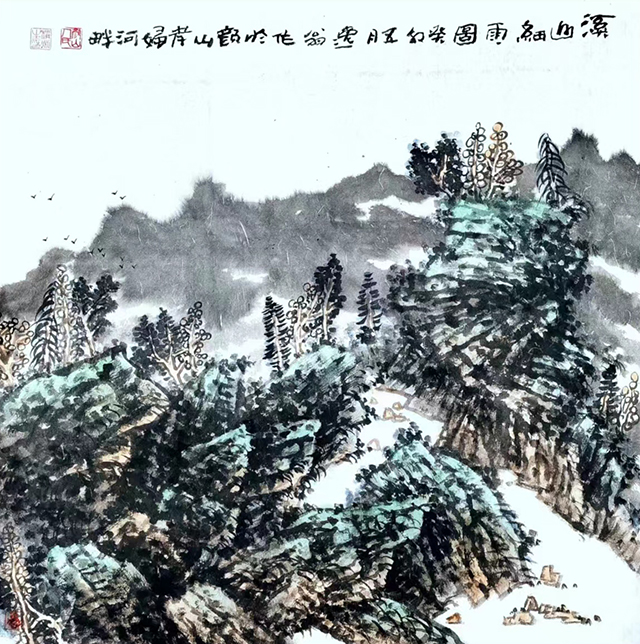 赵炳生作品9《溪山细雨图》.jpg