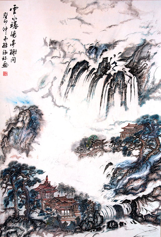 孙淑珍作品8《云水环绕亭榭间》.jpg